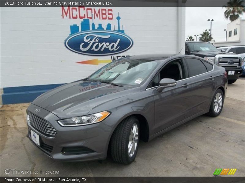 Sterling Gray Metallic / Charcoal Black 2013 Ford Fusion SE