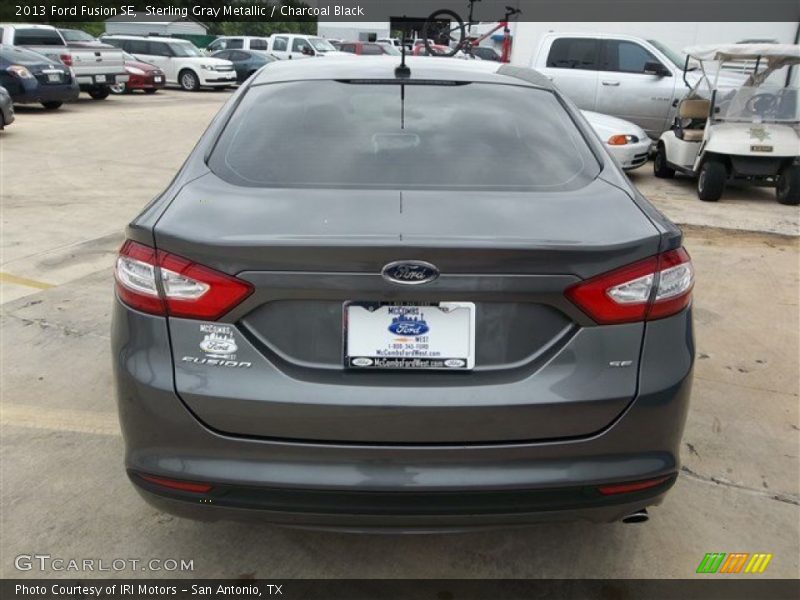 Sterling Gray Metallic / Charcoal Black 2013 Ford Fusion SE