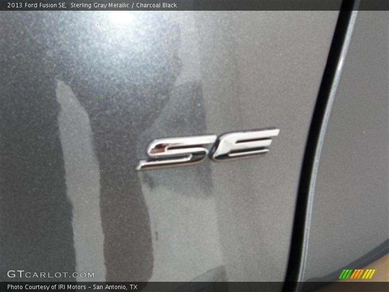 Sterling Gray Metallic / Charcoal Black 2013 Ford Fusion SE