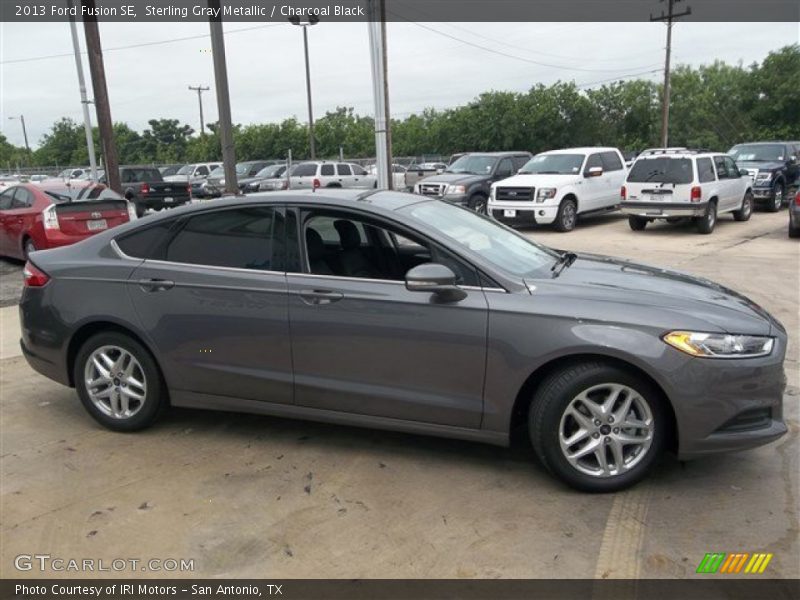 Sterling Gray Metallic / Charcoal Black 2013 Ford Fusion SE