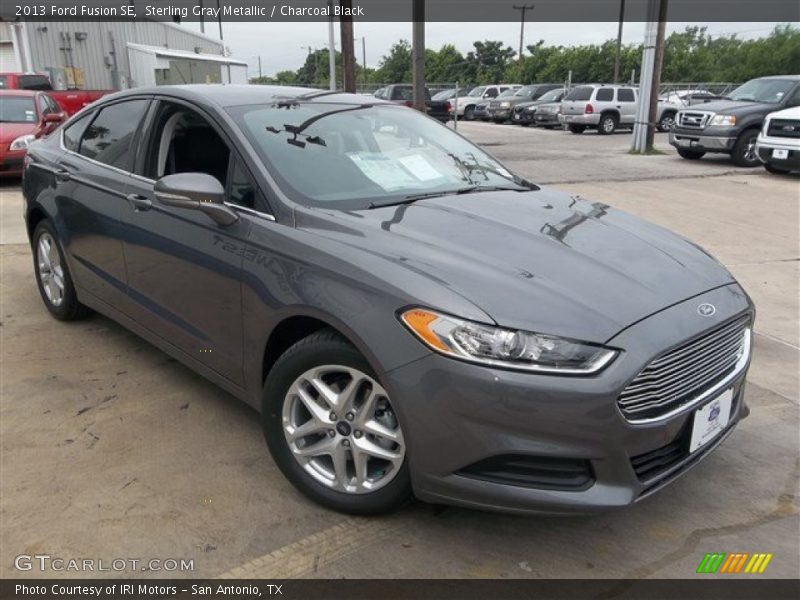 Sterling Gray Metallic / Charcoal Black 2013 Ford Fusion SE