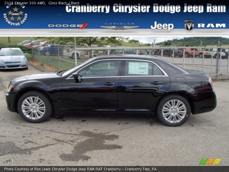 Gloss Black / Black 2013 Chrysler 300 AWD
