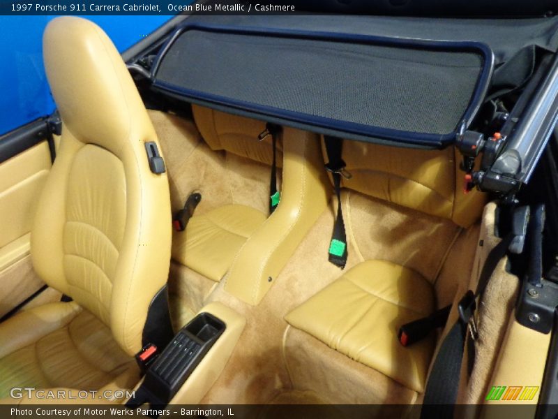 Ocean Blue Metallic / Cashmere 1997 Porsche 911 Carrera Cabriolet
