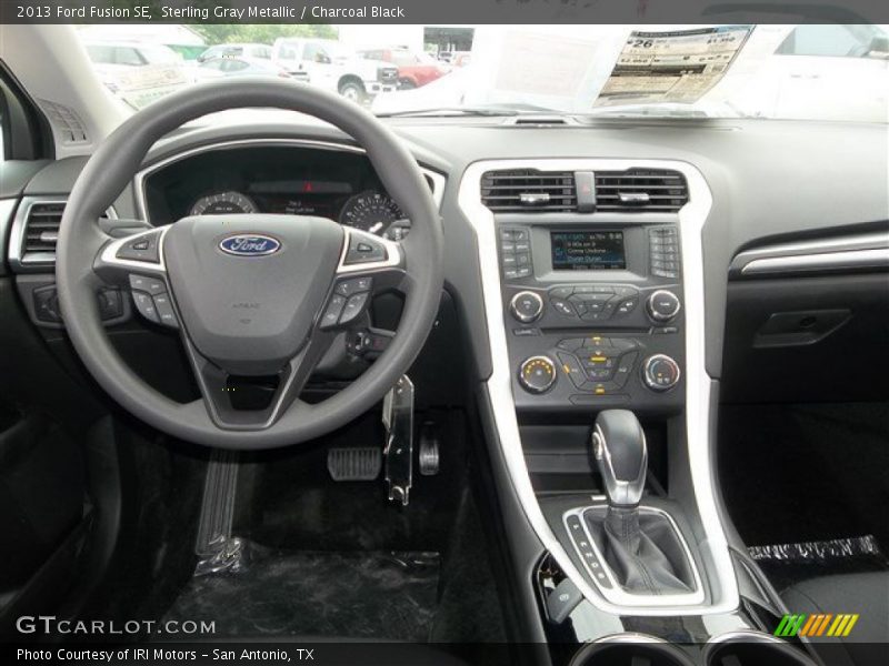 Sterling Gray Metallic / Charcoal Black 2013 Ford Fusion SE