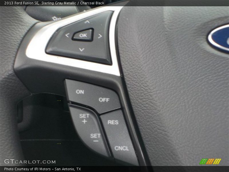 Sterling Gray Metallic / Charcoal Black 2013 Ford Fusion SE