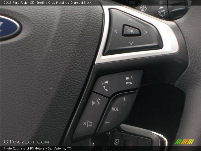 Sterling Gray Metallic / Charcoal Black 2013 Ford Fusion SE