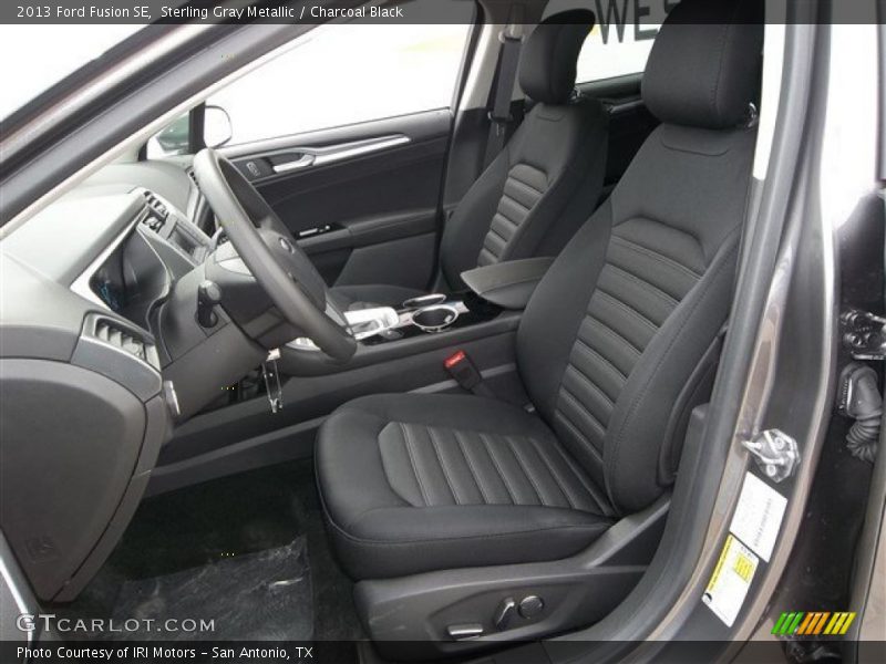 Sterling Gray Metallic / Charcoal Black 2013 Ford Fusion SE