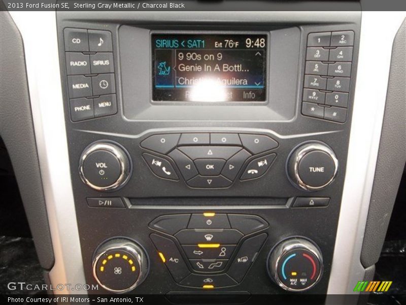Sterling Gray Metallic / Charcoal Black 2013 Ford Fusion SE