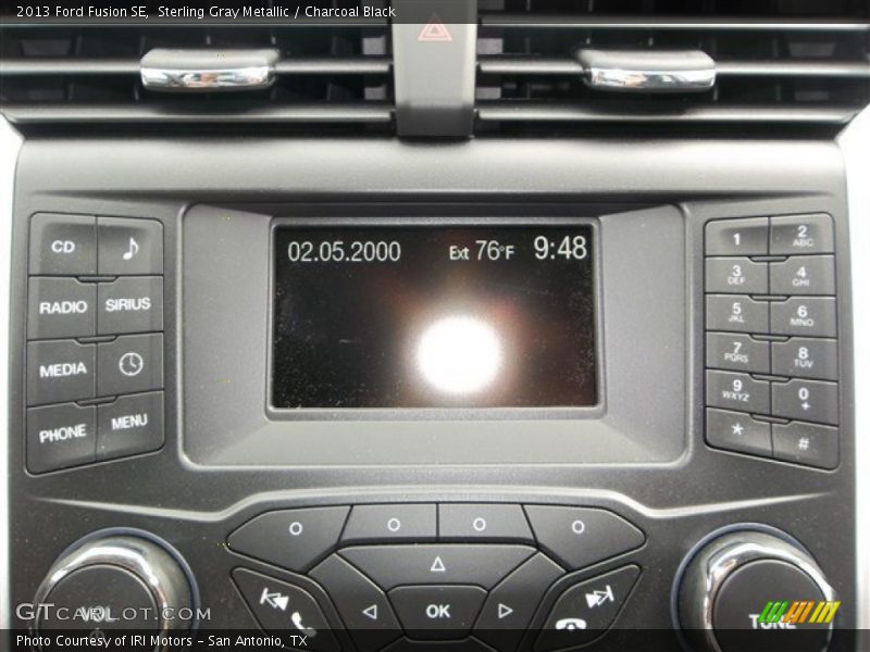 Sterling Gray Metallic / Charcoal Black 2013 Ford Fusion SE