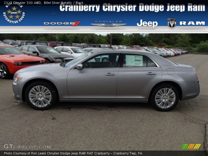 Billet Silver Metallic / Black 2013 Chrysler 300 AWD