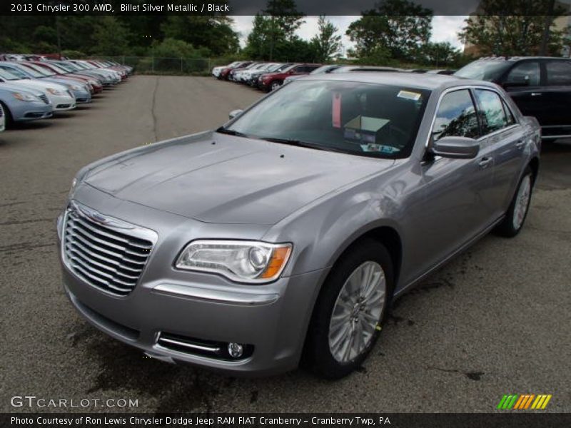 Billet Silver Metallic / Black 2013 Chrysler 300 AWD