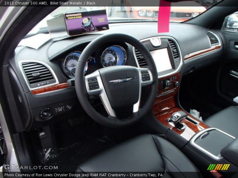 Billet Silver Metallic / Black 2013 Chrysler 300 AWD