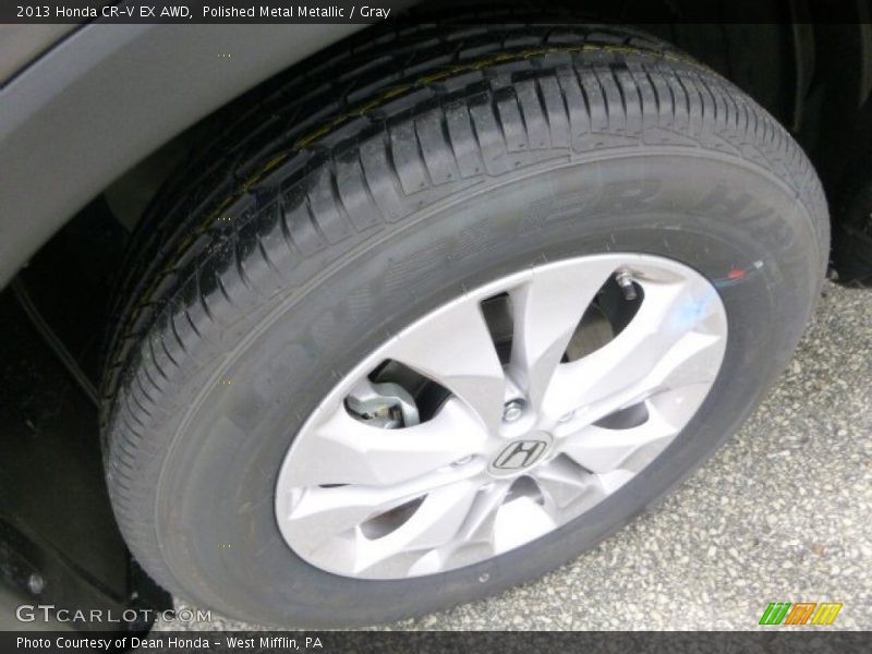 Polished Metal Metallic / Gray 2013 Honda CR-V EX AWD