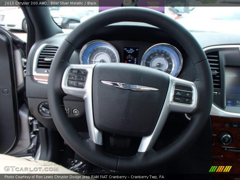 Billet Silver Metallic / Black 2013 Chrysler 300 AWD