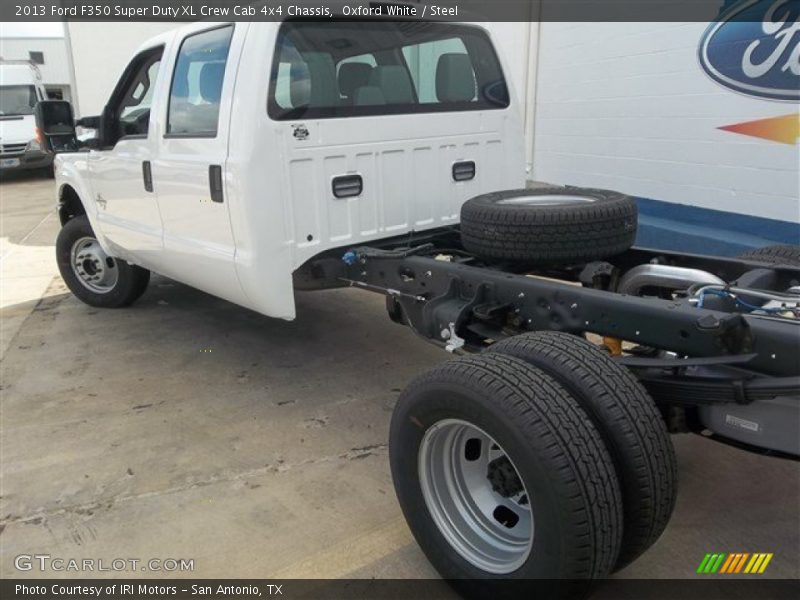 Oxford White / Steel 2013 Ford F350 Super Duty XL Crew Cab 4x4 Chassis