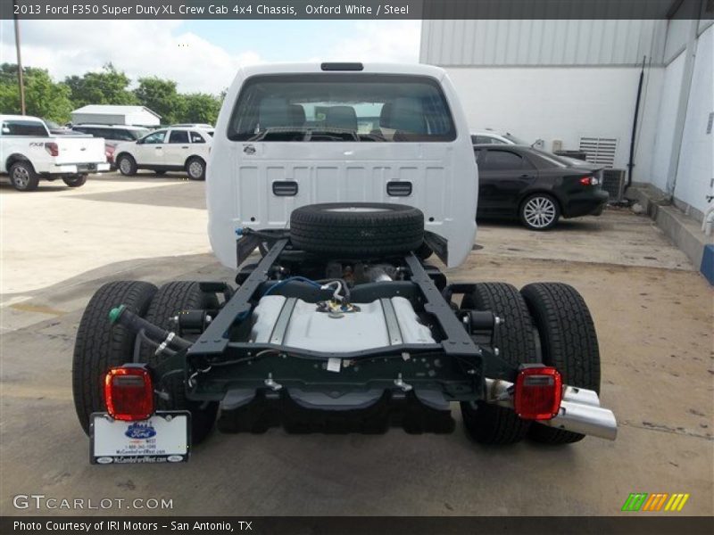Oxford White / Steel 2013 Ford F350 Super Duty XL Crew Cab 4x4 Chassis