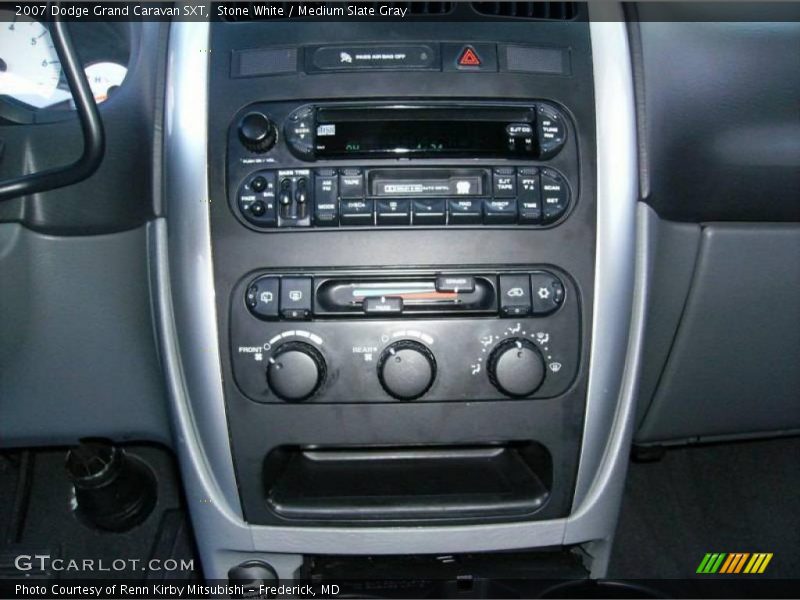 Stone White / Medium Slate Gray 2007 Dodge Grand Caravan SXT