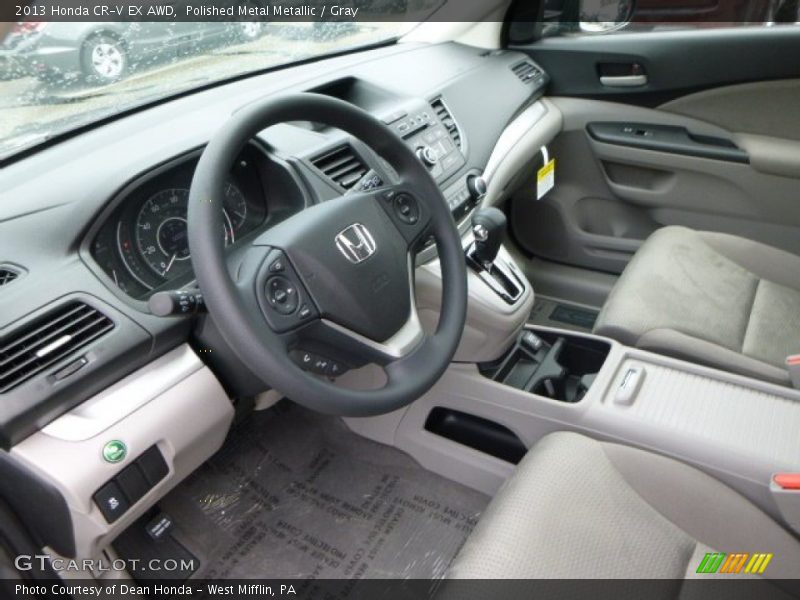 Polished Metal Metallic / Gray 2013 Honda CR-V EX AWD