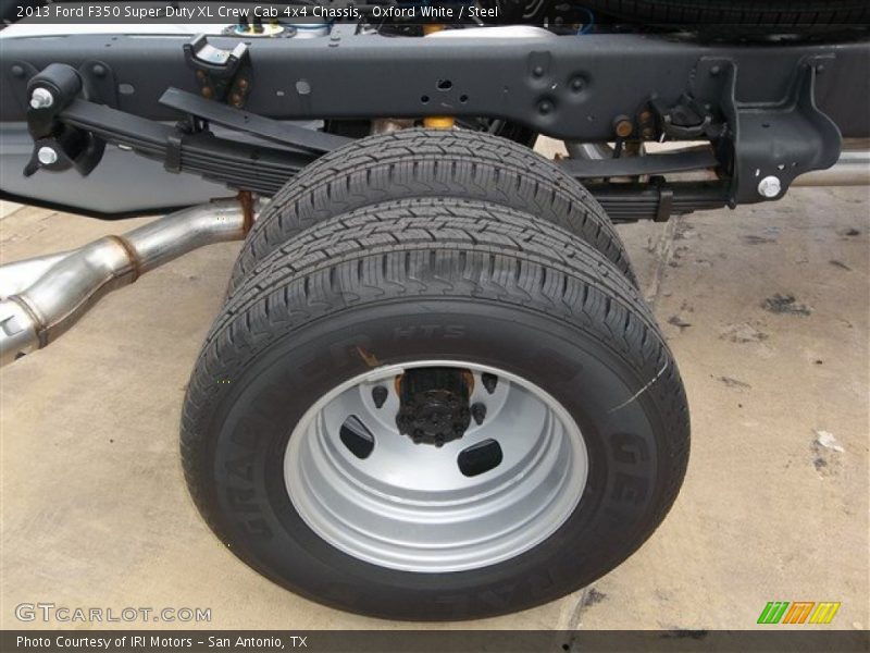 Oxford White / Steel 2013 Ford F350 Super Duty XL Crew Cab 4x4 Chassis
