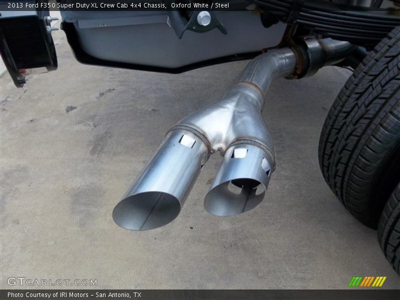 Oxford White / Steel 2013 Ford F350 Super Duty XL Crew Cab 4x4 Chassis