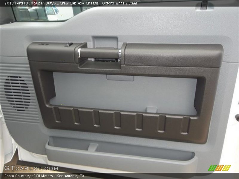 Oxford White / Steel 2013 Ford F350 Super Duty XL Crew Cab 4x4 Chassis