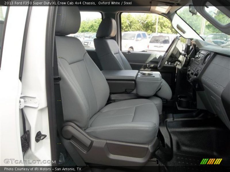 Oxford White / Steel 2013 Ford F350 Super Duty XL Crew Cab 4x4 Chassis