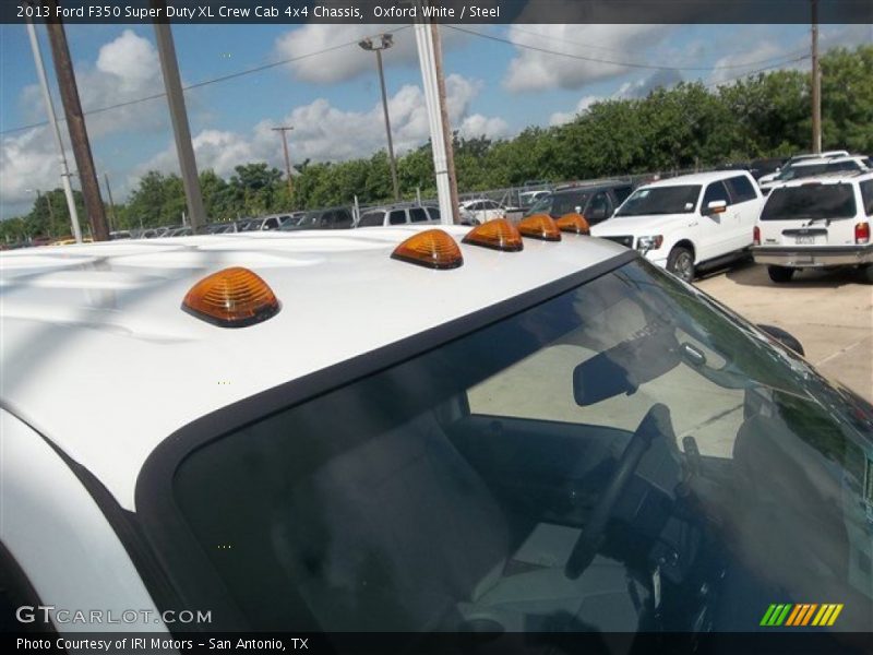 Oxford White / Steel 2013 Ford F350 Super Duty XL Crew Cab 4x4 Chassis