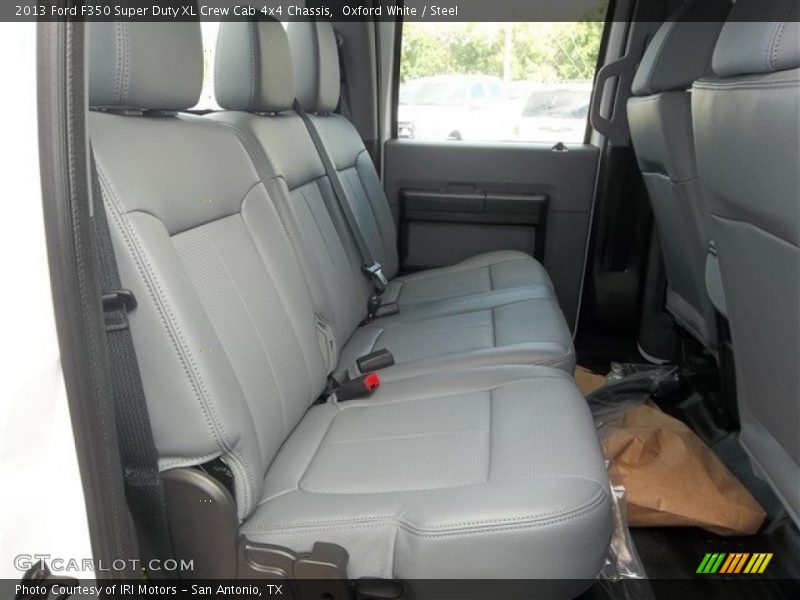 Oxford White / Steel 2013 Ford F350 Super Duty XL Crew Cab 4x4 Chassis