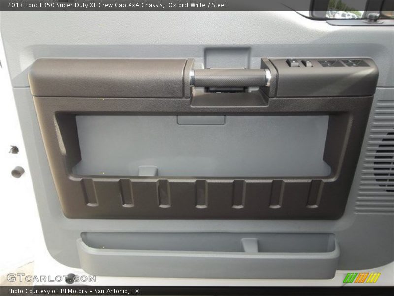 Oxford White / Steel 2013 Ford F350 Super Duty XL Crew Cab 4x4 Chassis
