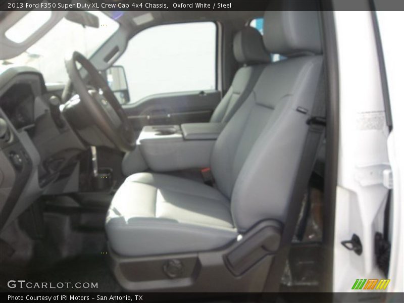 Oxford White / Steel 2013 Ford F350 Super Duty XL Crew Cab 4x4 Chassis