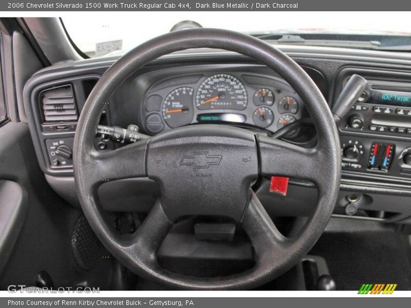 Dark Blue Metallic / Dark Charcoal 2006 Chevrolet Silverado 1500 Work Truck Regular Cab 4x4