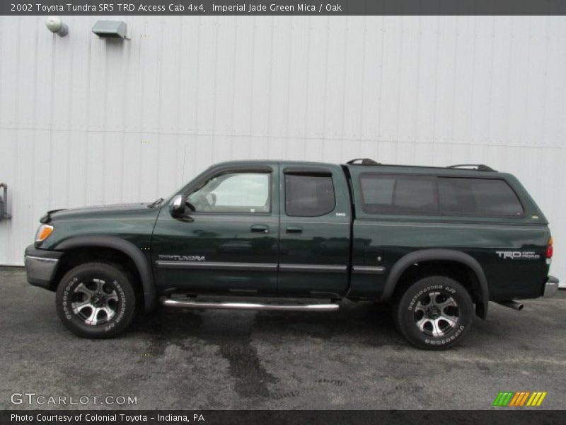 Imperial Jade Green Mica / Oak 2002 Toyota Tundra SR5 TRD Access Cab 4x4