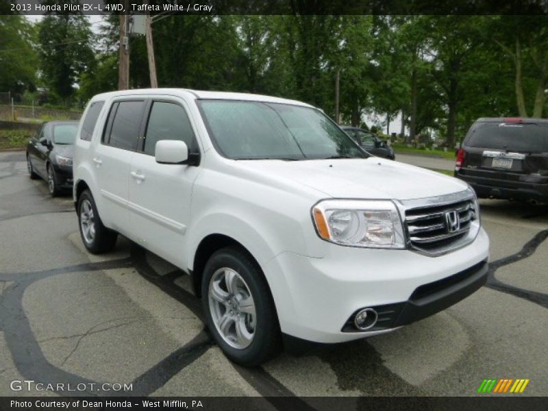 Taffeta White / Gray 2013 Honda Pilot EX-L 4WD