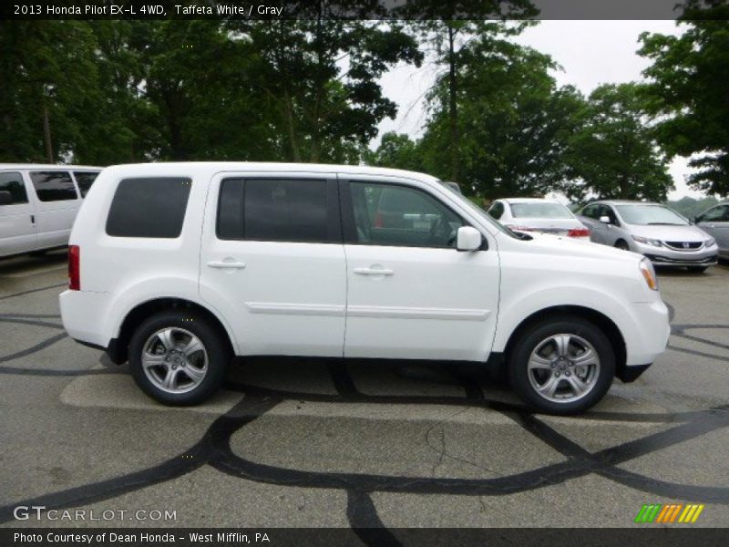 Taffeta White / Gray 2013 Honda Pilot EX-L 4WD