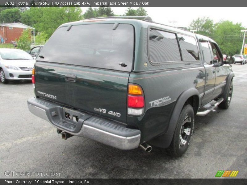 Imperial Jade Green Mica / Oak 2002 Toyota Tundra SR5 TRD Access Cab 4x4