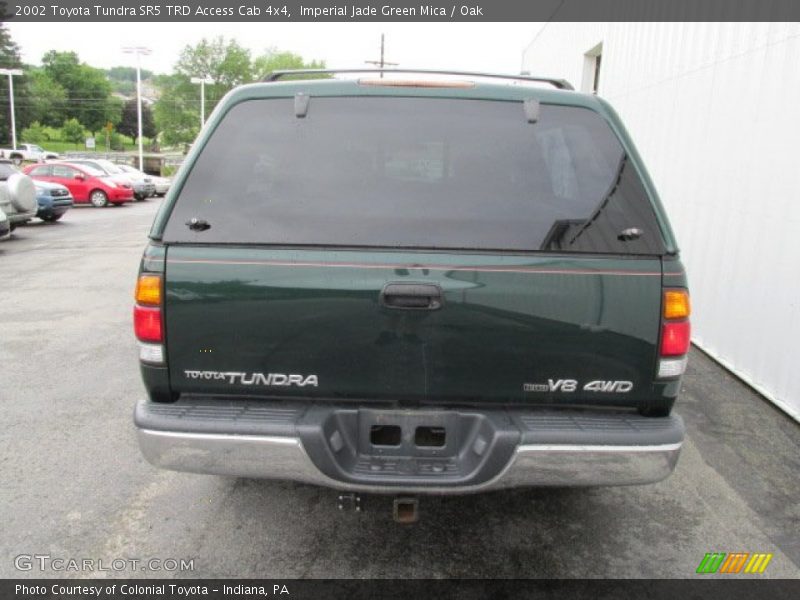 Imperial Jade Green Mica / Oak 2002 Toyota Tundra SR5 TRD Access Cab 4x4