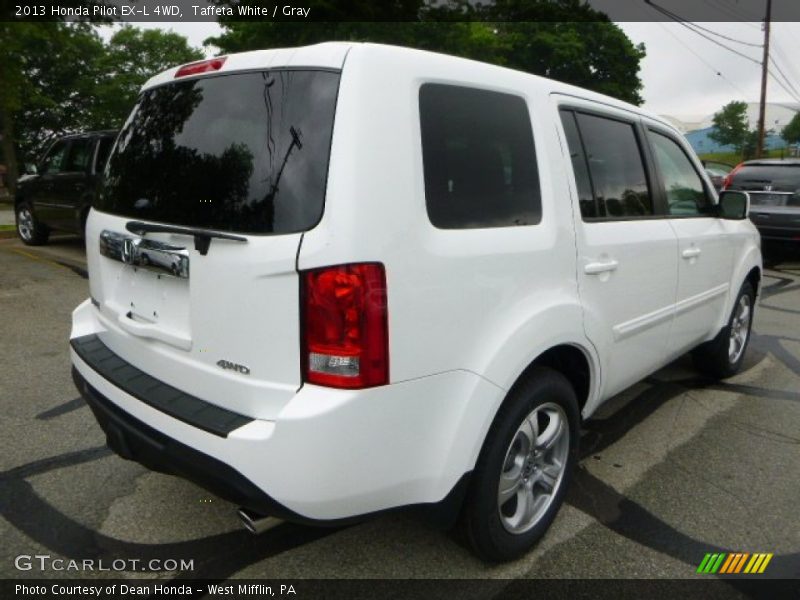 Taffeta White / Gray 2013 Honda Pilot EX-L 4WD
