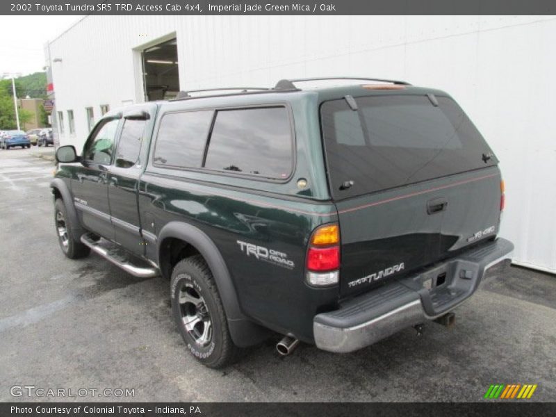 Imperial Jade Green Mica / Oak 2002 Toyota Tundra SR5 TRD Access Cab 4x4