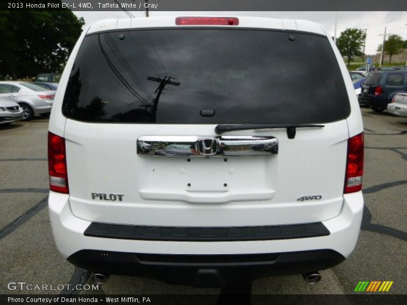 Taffeta White / Gray 2013 Honda Pilot EX-L 4WD