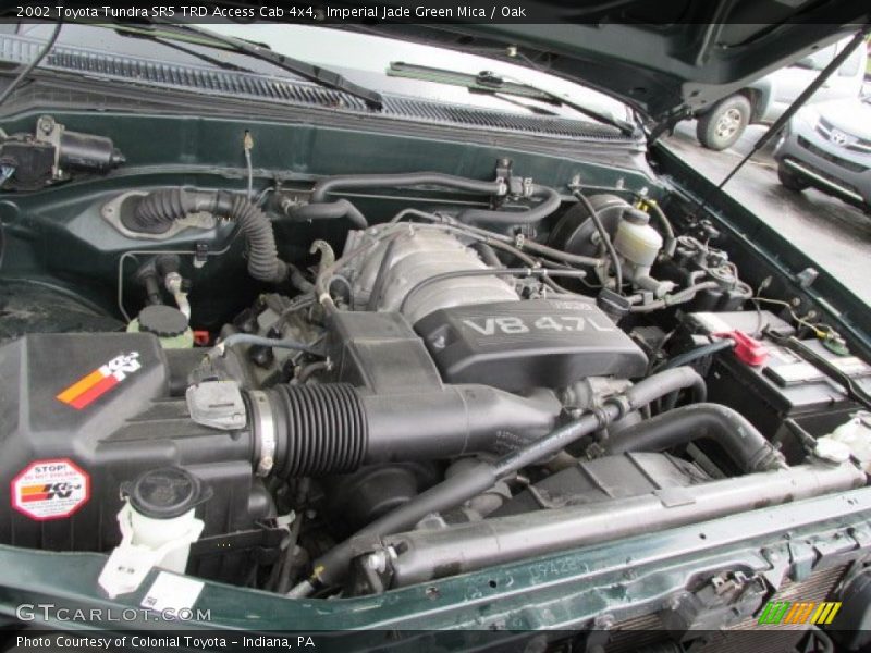 Imperial Jade Green Mica / Oak 2002 Toyota Tundra SR5 TRD Access Cab 4x4
