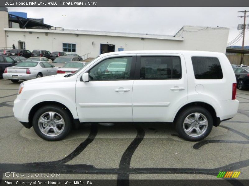 Taffeta White / Gray 2013 Honda Pilot EX-L 4WD