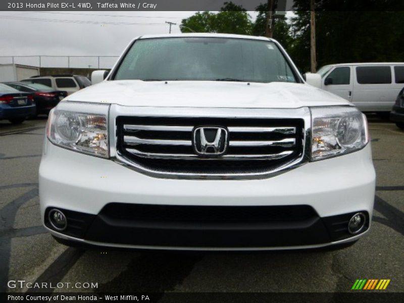 Taffeta White / Gray 2013 Honda Pilot EX-L 4WD