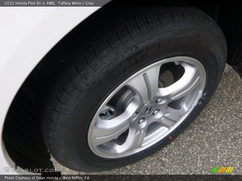 Taffeta White / Gray 2013 Honda Pilot EX-L 4WD