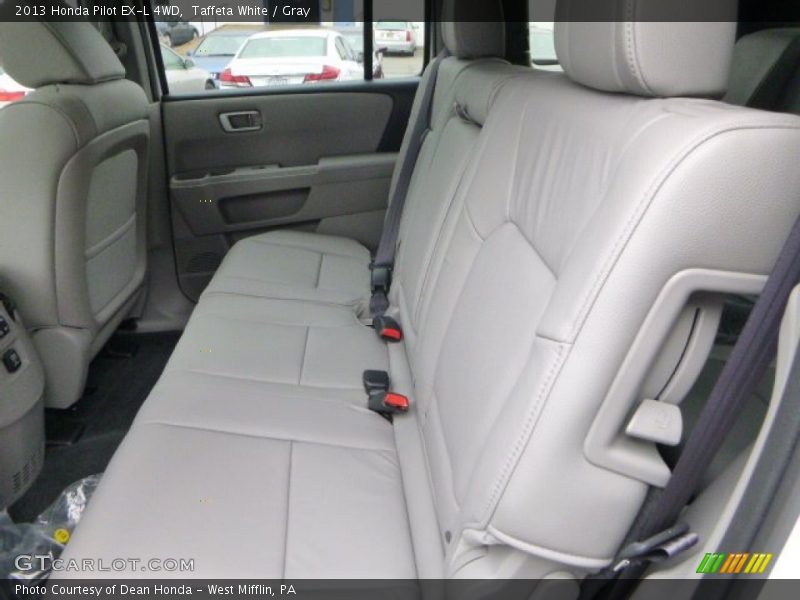 Taffeta White / Gray 2013 Honda Pilot EX-L 4WD