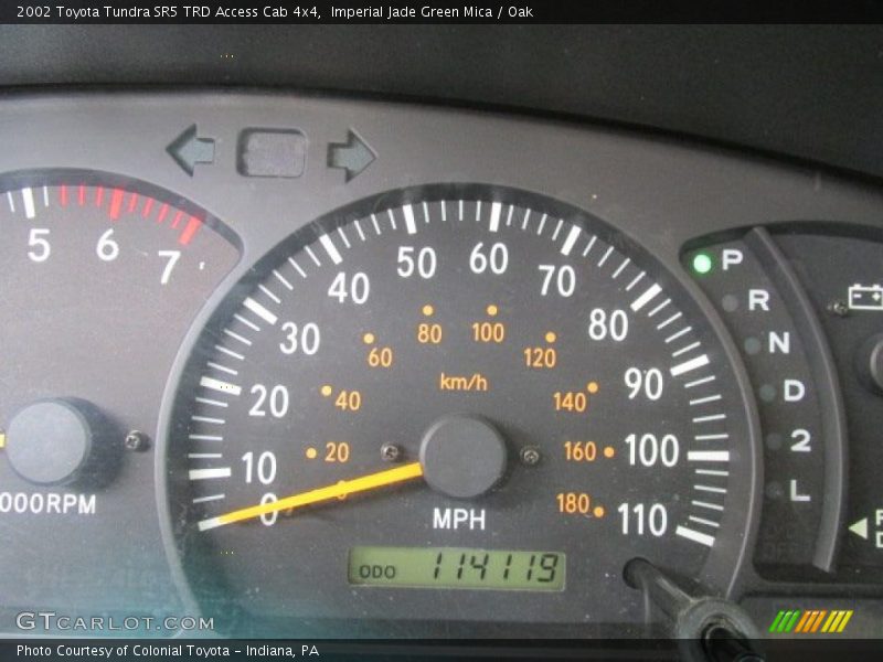 Imperial Jade Green Mica / Oak 2002 Toyota Tundra SR5 TRD Access Cab 4x4