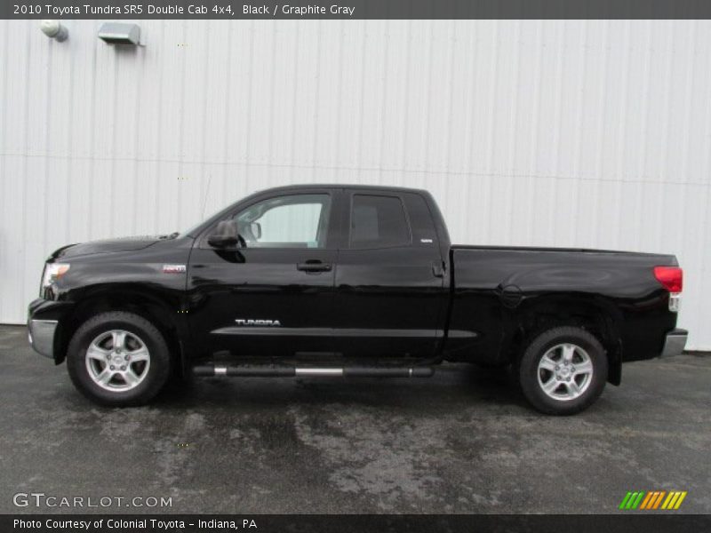 Black / Graphite Gray 2010 Toyota Tundra SR5 Double Cab 4x4