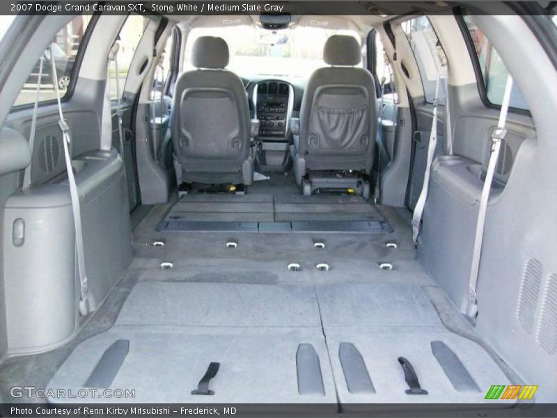 Stone White / Medium Slate Gray 2007 Dodge Grand Caravan SXT