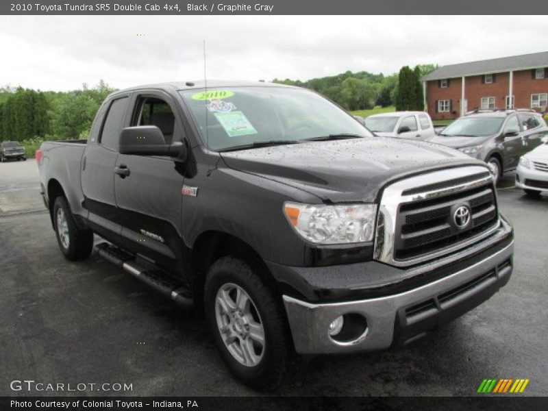 Black / Graphite Gray 2010 Toyota Tundra SR5 Double Cab 4x4