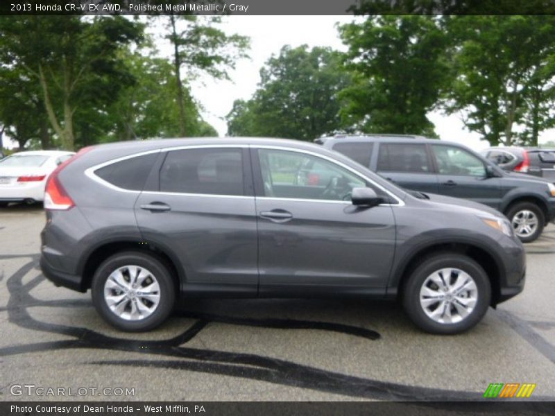 Polished Metal Metallic / Gray 2013 Honda CR-V EX AWD