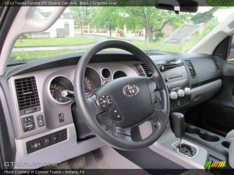 Black / Graphite Gray 2010 Toyota Tundra SR5 Double Cab 4x4